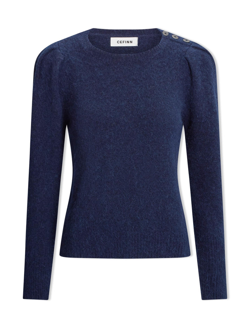 Joss Alpaca Jumper - Dark Blue