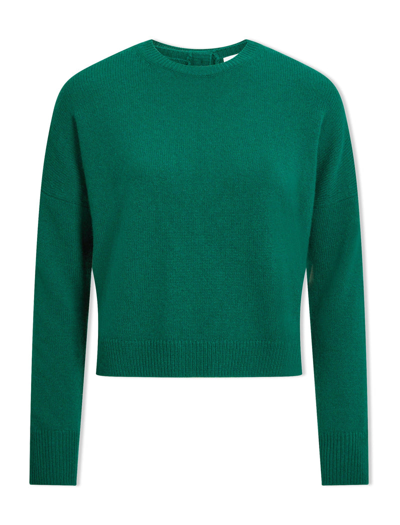 Lainey Cashmere Jumper - Mid Green