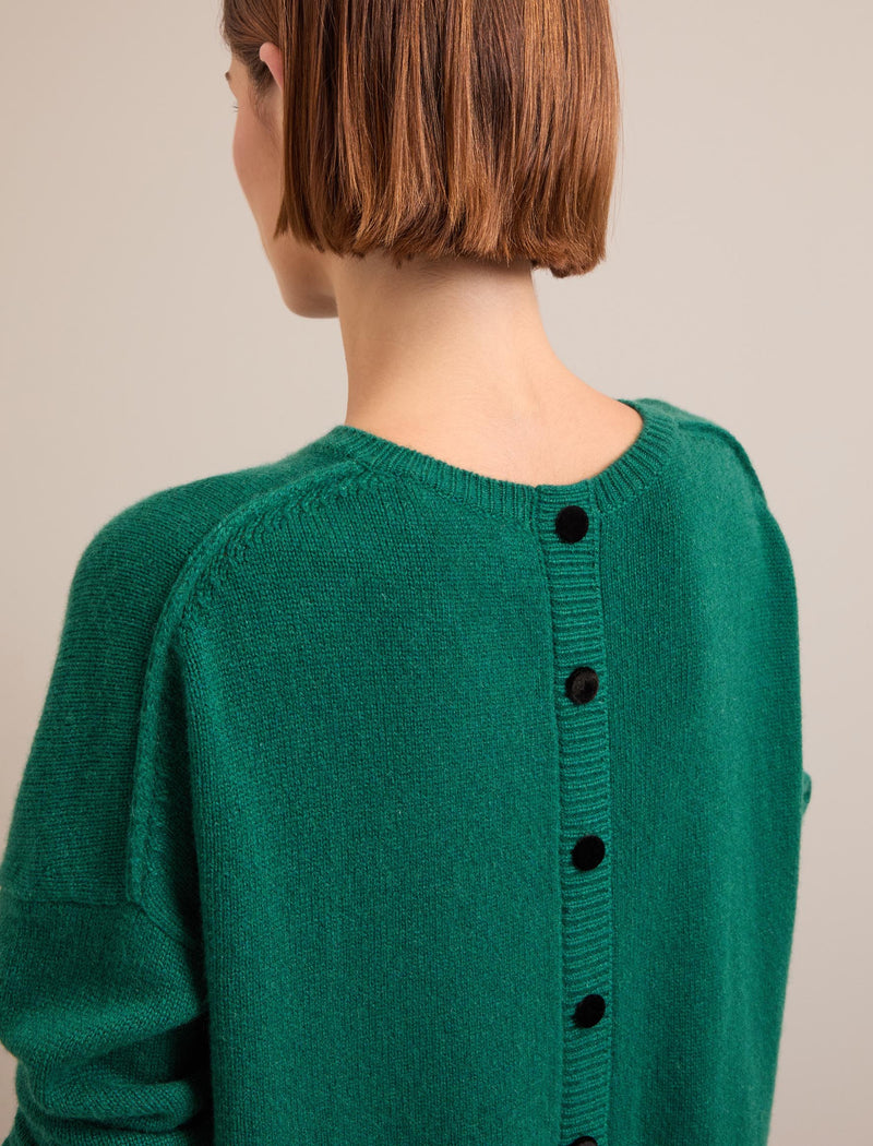 Lainey Cashmere Jumper - Mid Green