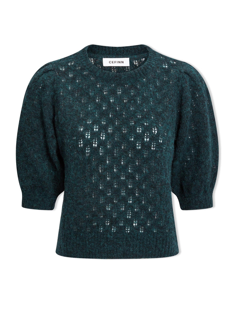 Jolie Alpaca Jumper - Dark Green