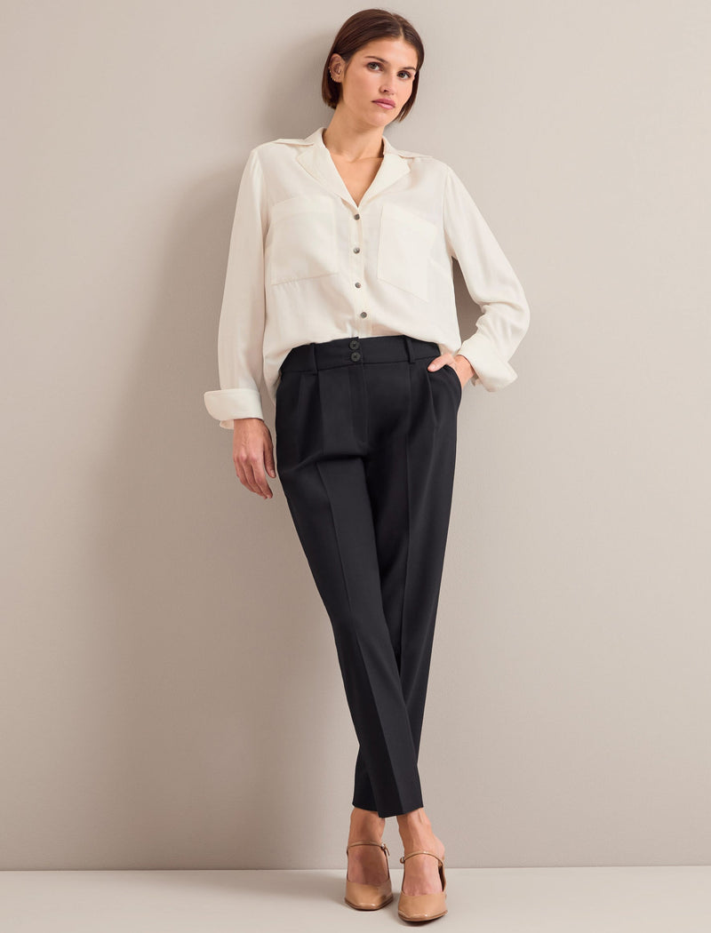 Spencer Silk Shirt - Cream