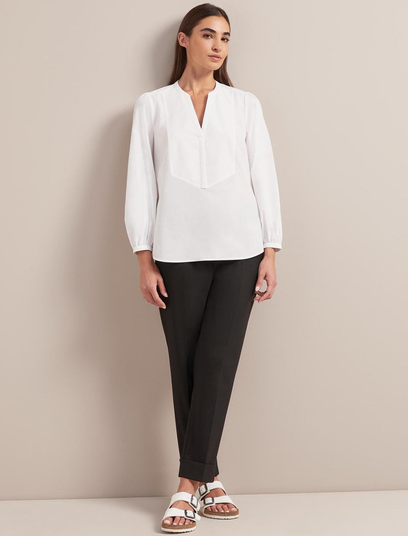 Sadie Organic Cotton Shirt - White