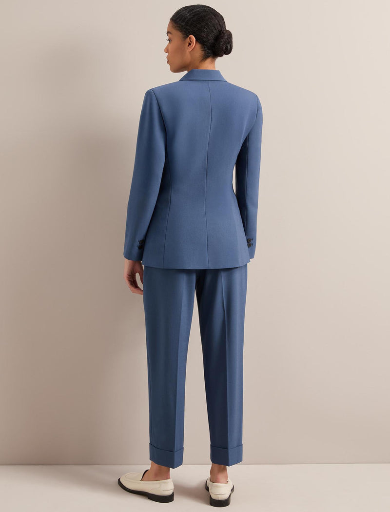 Jamie New Wool Blazer - Slate Blue