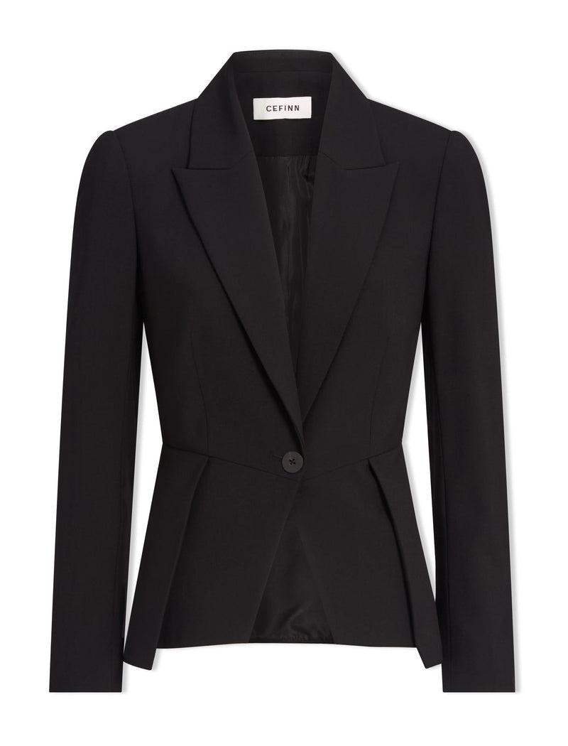 Audrey Wool Jacket - Black