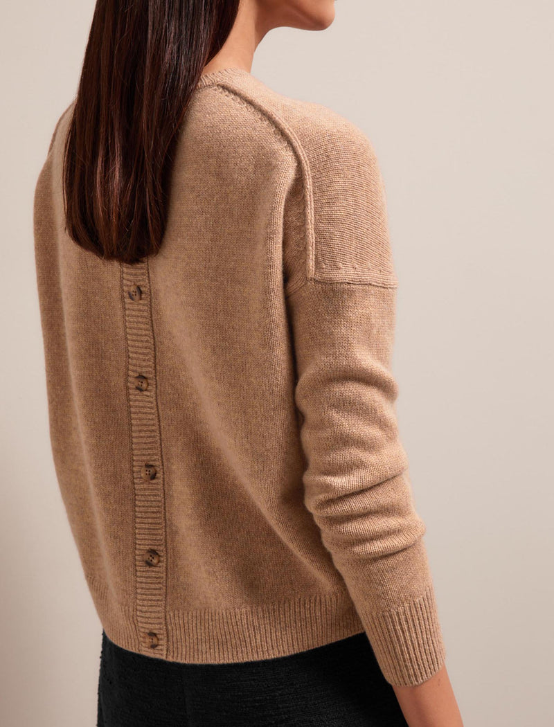 Lainey Cashmere Jumper - Camel