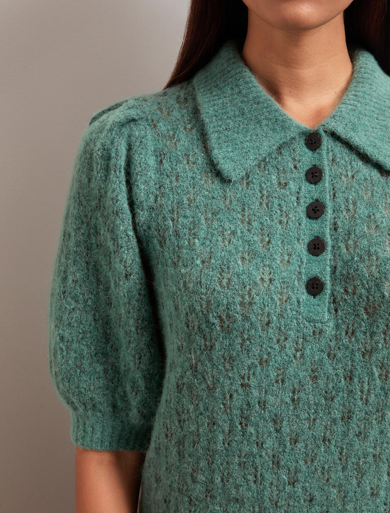 Jolie Alpaca Blend Jumper - Sage Green
