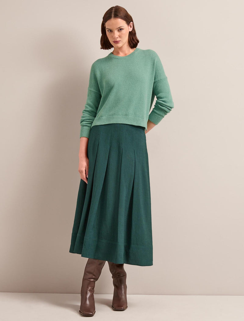 Lainey Cashmere Jumper - Sage Green