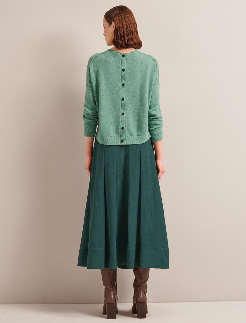 Lainey Cashmere Jumper - Sage Green