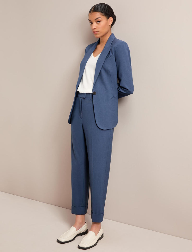 Jamie New Wool Blazer - Slate Blue
