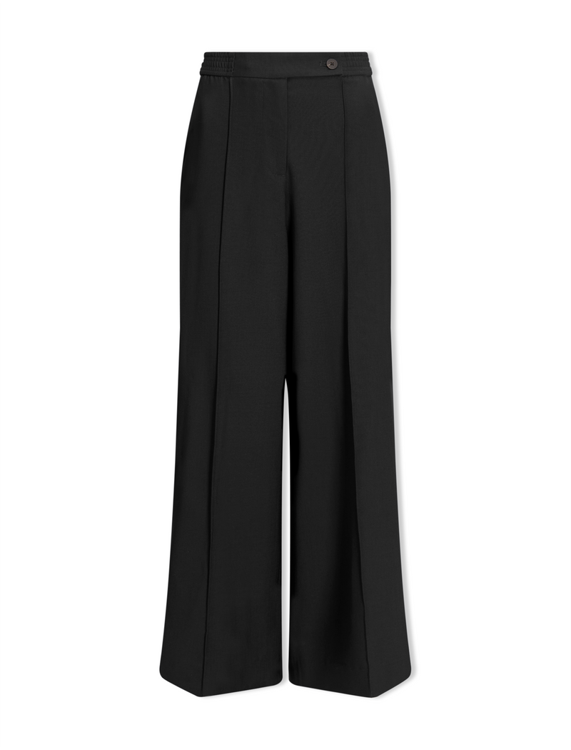 Teo Wool Trouser - Black