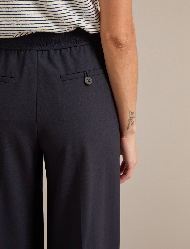 Teo Wool Trouser - Navy