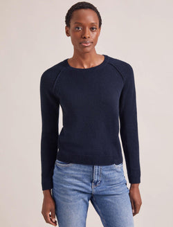 Drew Cashmere Jumper - Navy