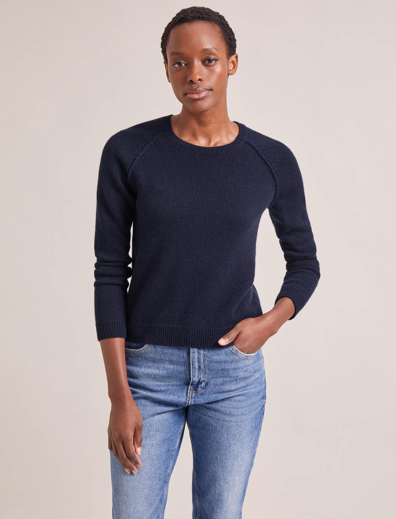 Drew Cashmere Jumper - Navy