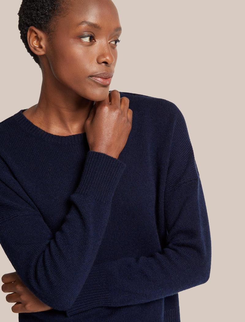 Lainey Cashmere Jumper - Navy