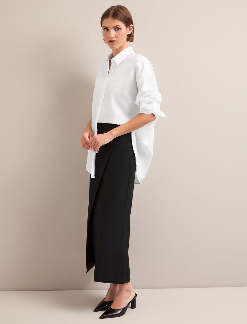 Sammy Organic Cotton Oversized Shirt - White