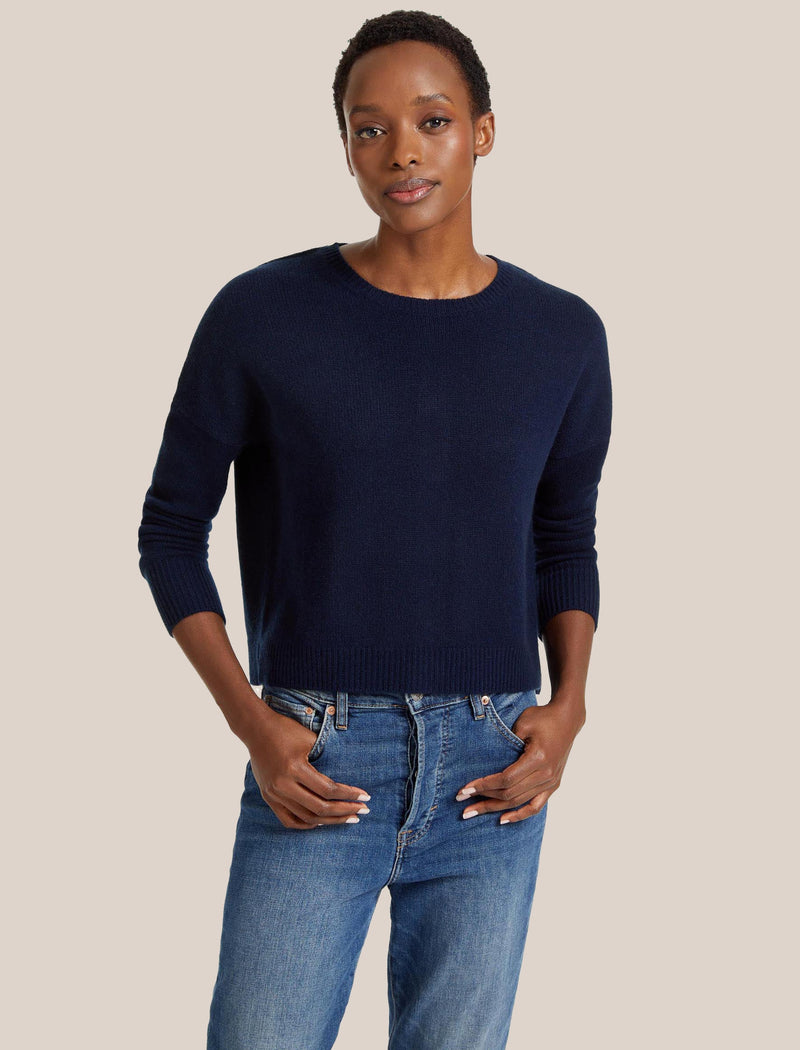 Lainey Cashmere Jumper - Navy