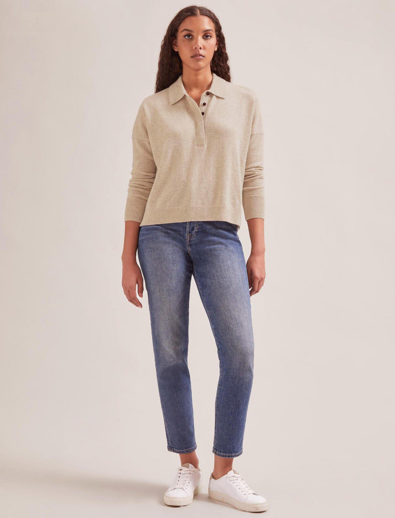 Kelly Cashmere Jumper - Sand