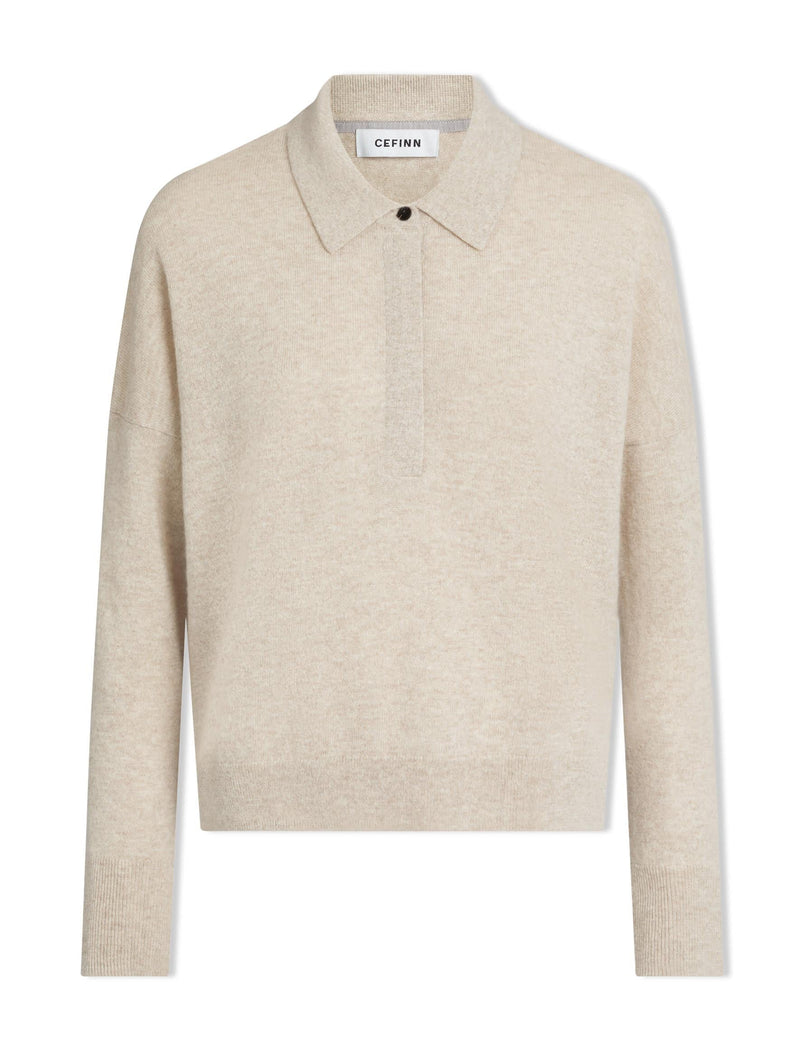 Kelly Cashmere Jumper - Sand