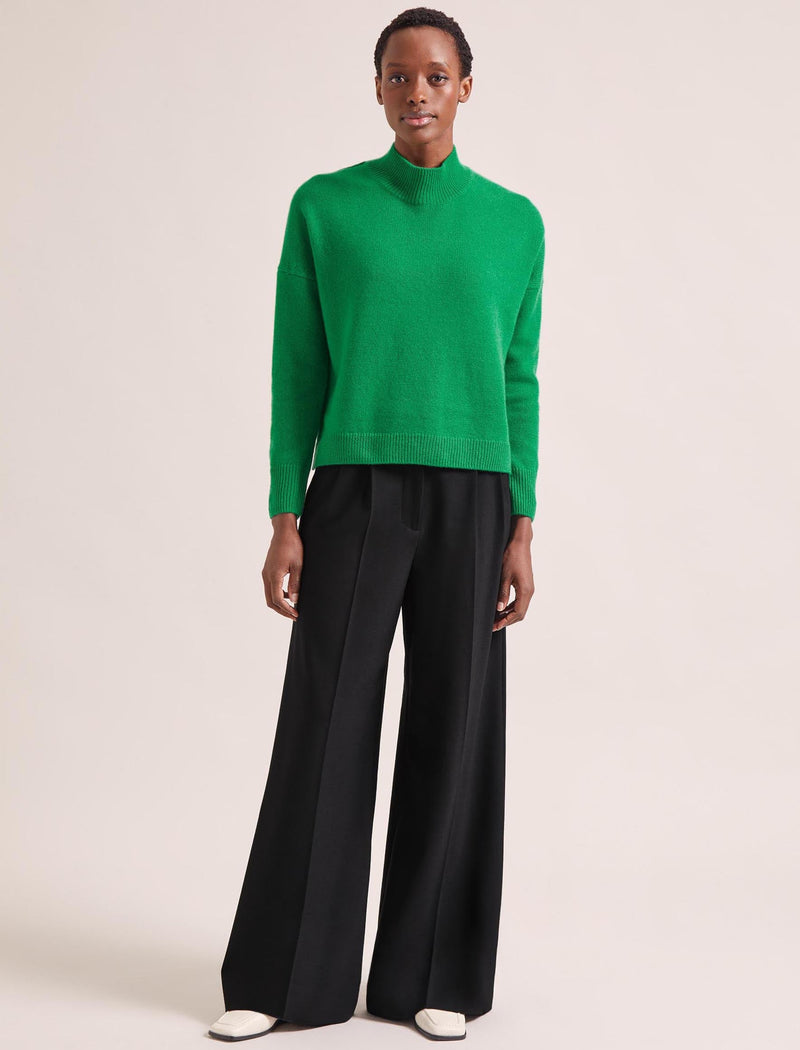 Johanna Cashmere Jumper - Emerald Green