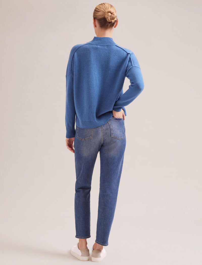 Johanna Cashmere Jumper - Mid Blue