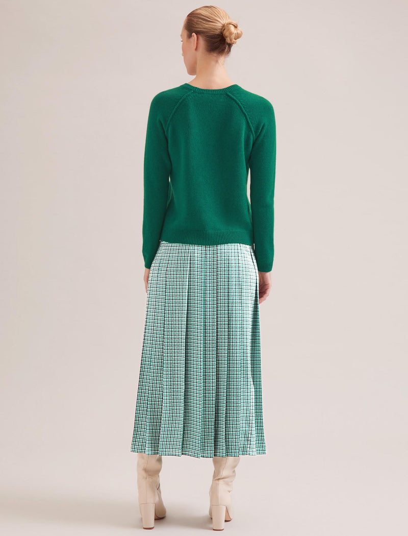 Drew Cashmere Jumper - Dark Green