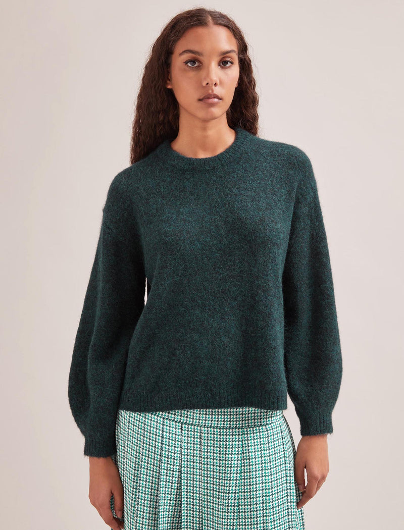 Ryder Alpaca Jumper - Dark Green