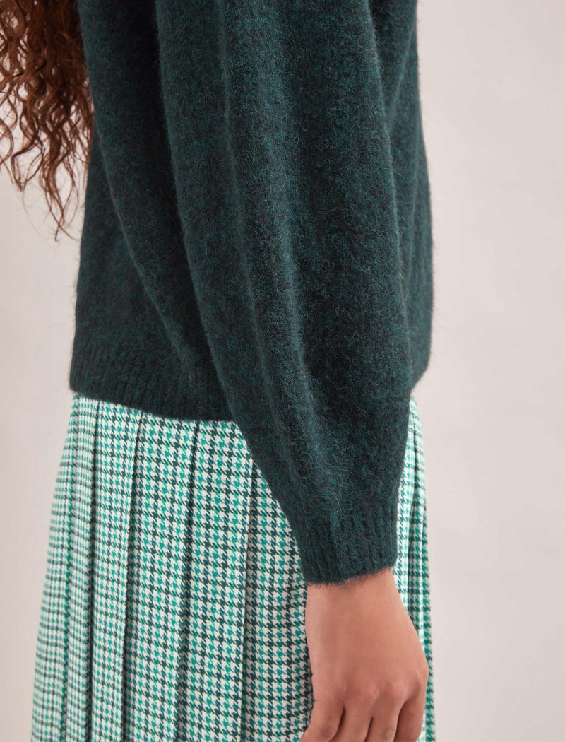 Ryder Alpaca Jumper - Dark Green