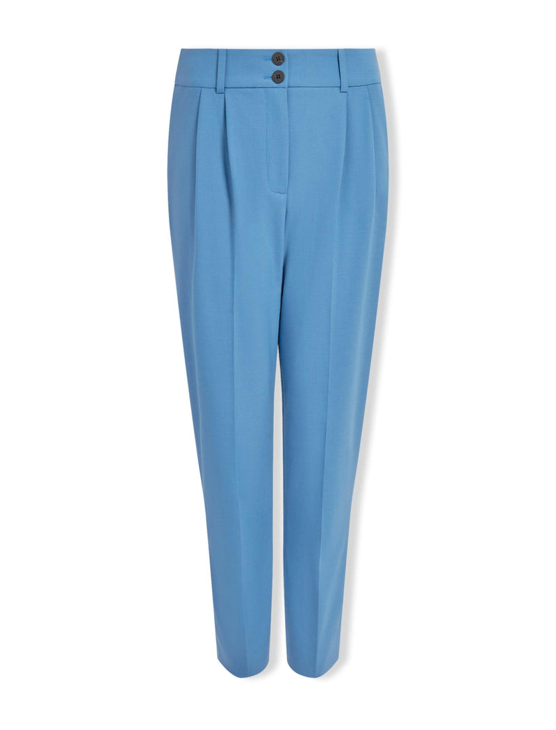 Tristan New Wool Tapered Trouser - Blue