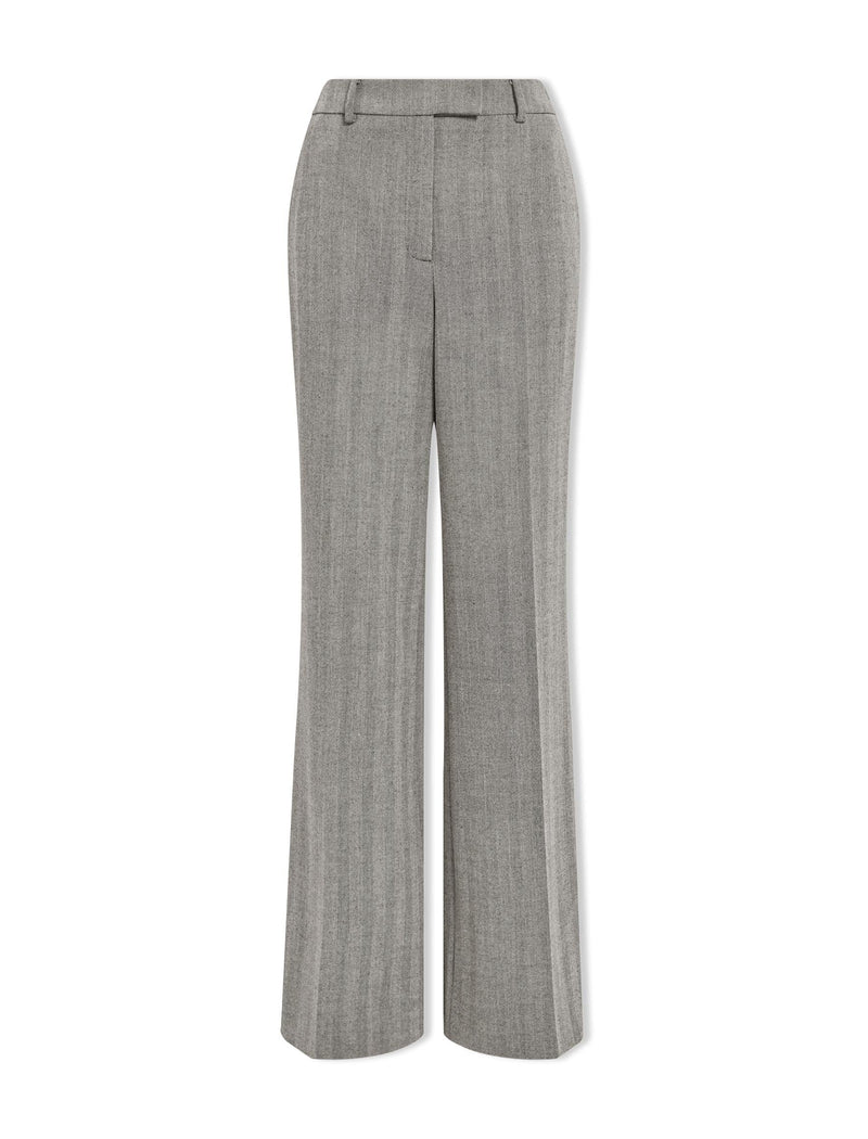 Terence Wide Leg Trouser - Taupe