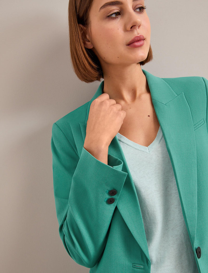 Jamie New Wool Blazer - Mint Green