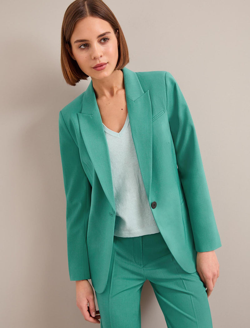 Jamie New Wool Blazer - Mint Green