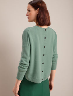 Lainey Cashmere Jumper - Sage Green