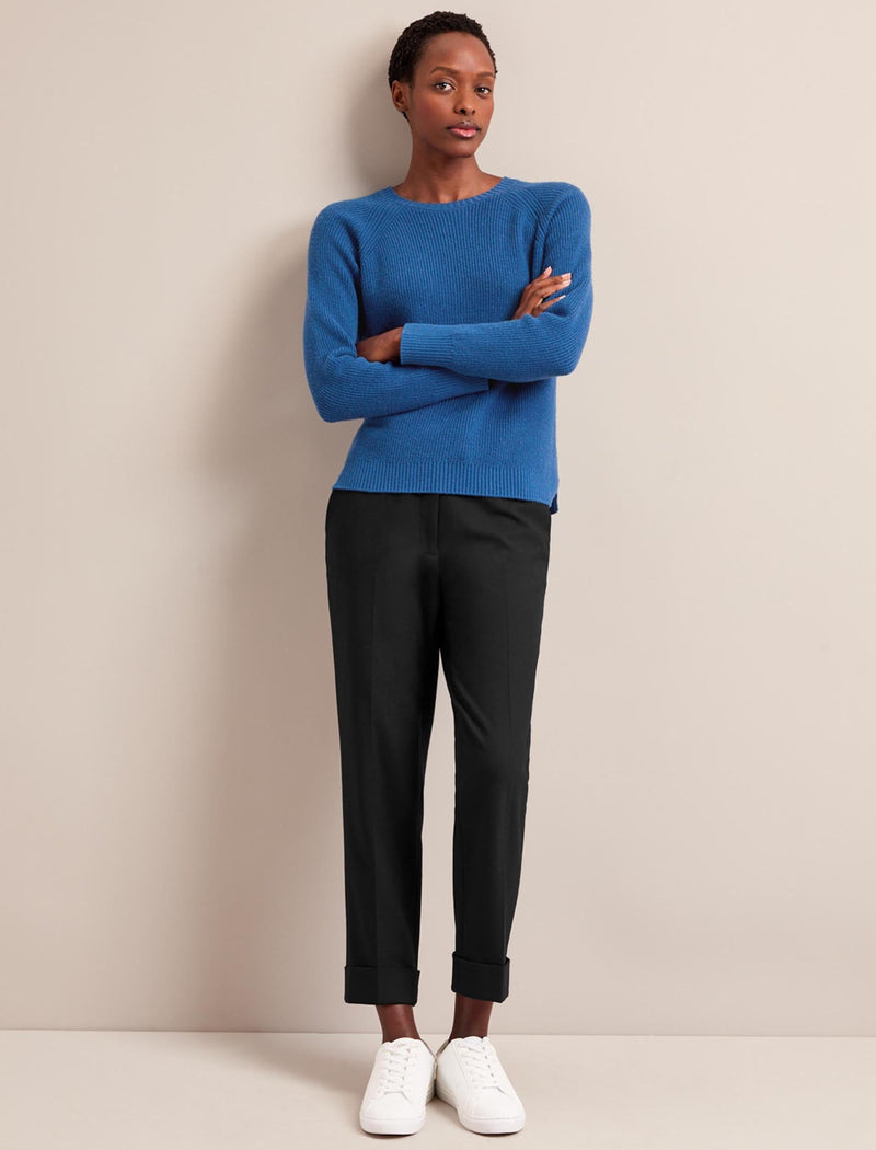 Laurie Cotton Blend Jumper - Bright Blue