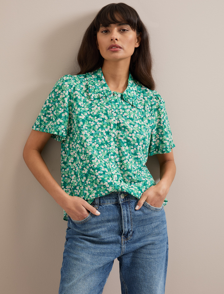 Emerald Green Blouses | Green, Teal and Tur-quoise Blouses | Cefinn