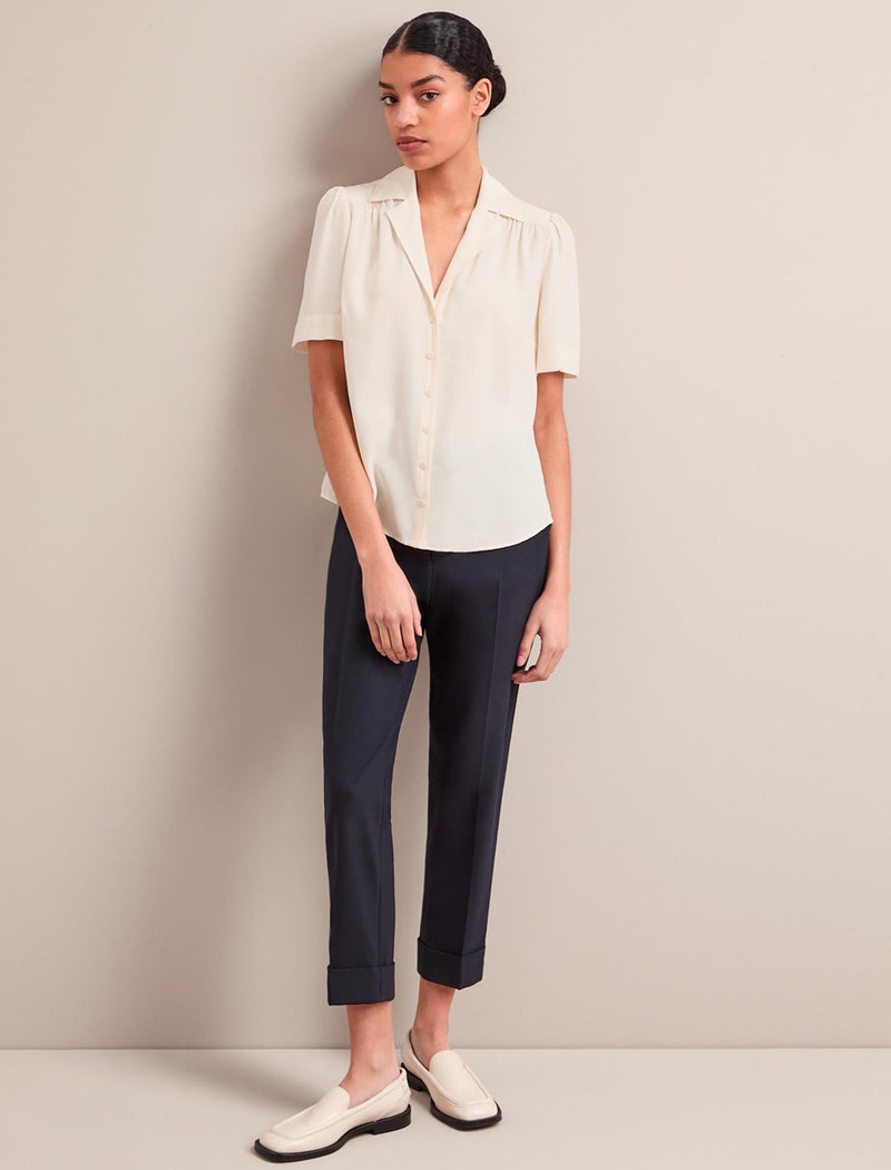 Bronwyn Silk Blouse - Cream