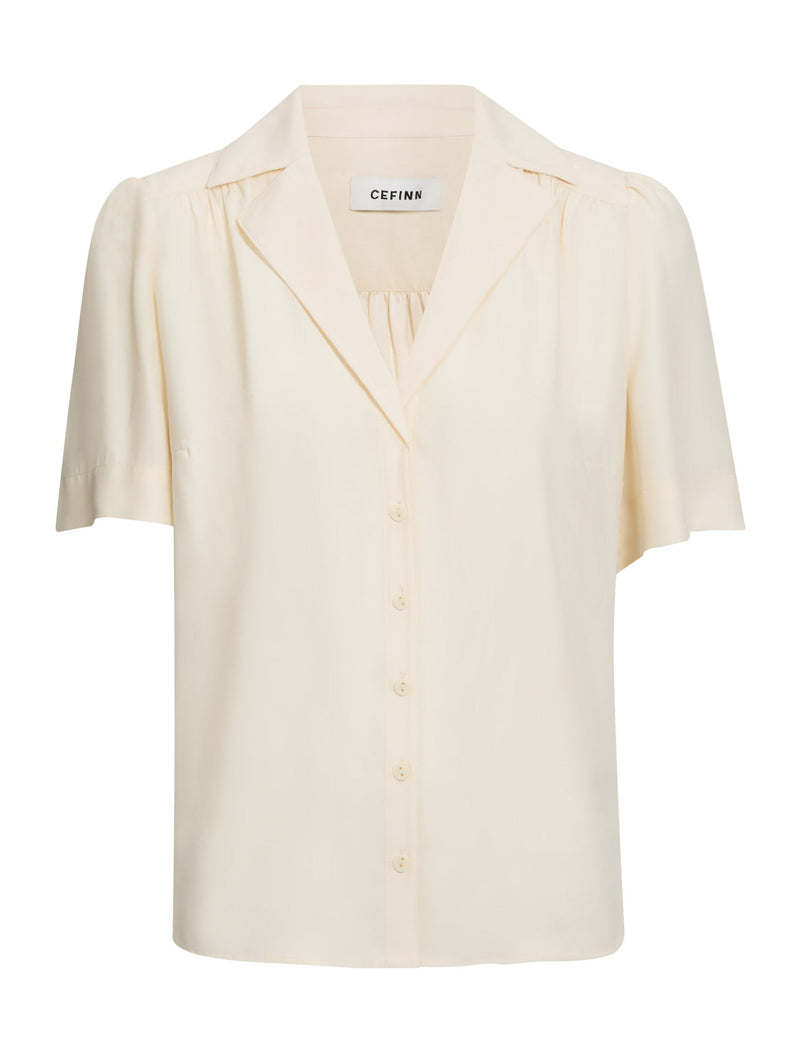 Bronwyn Silk Blouse - Cream