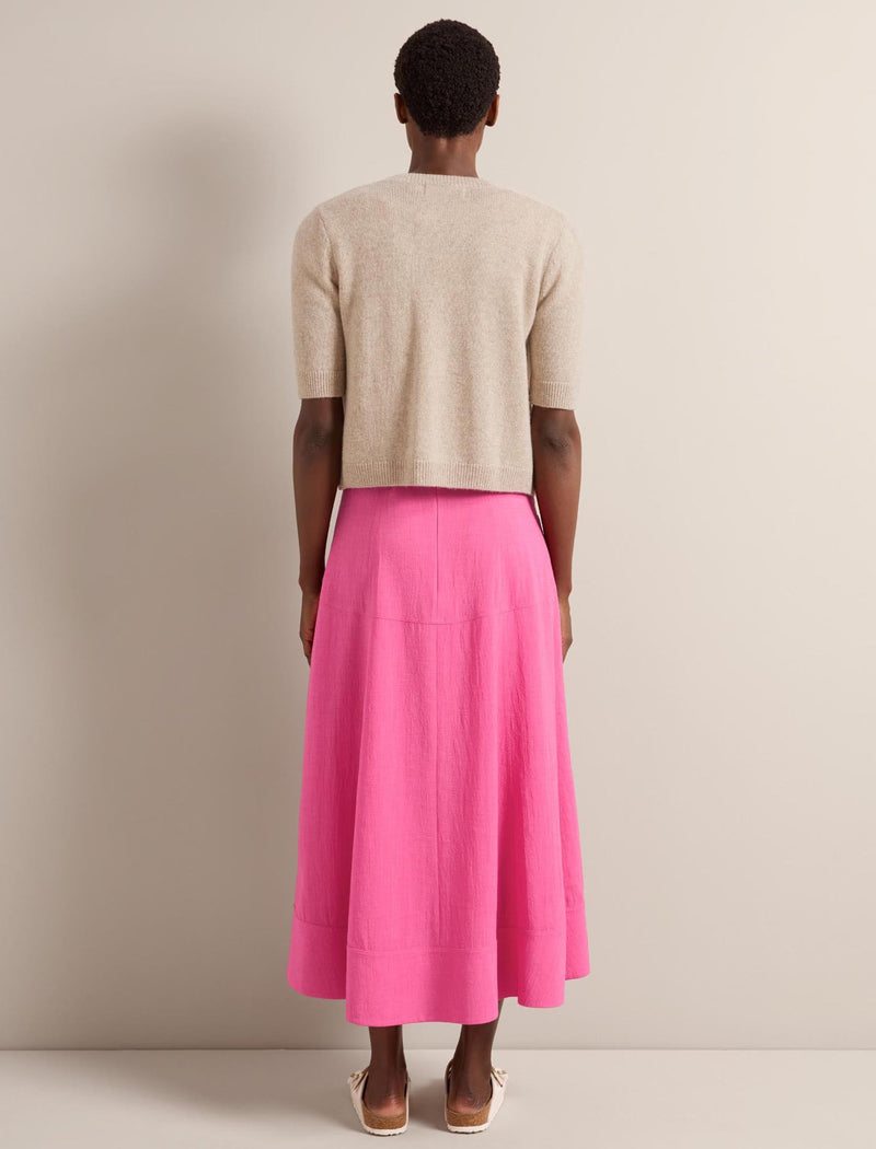 Sierra Techni Voile Maxi Skirt - Hot Pink