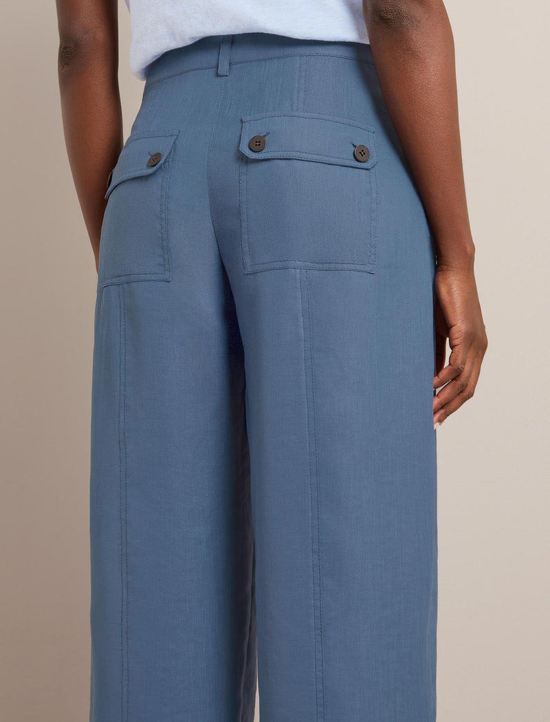 Hudson Techni Linen Trouser - Dark Blue