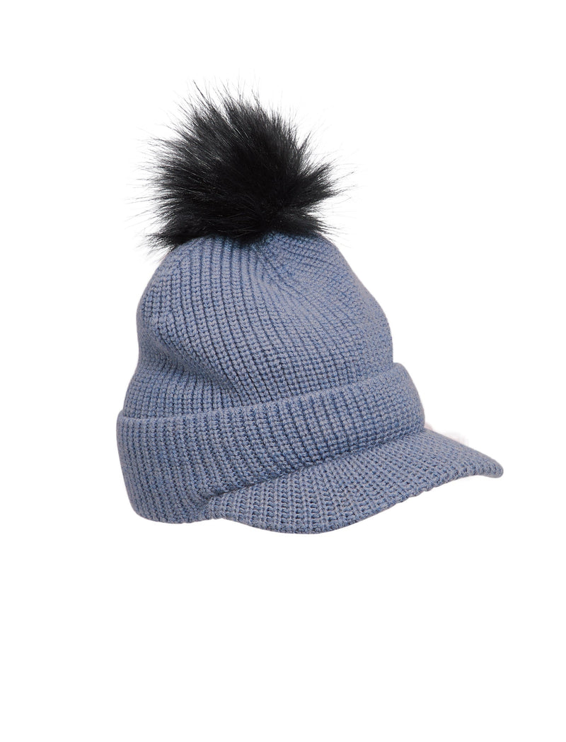 Beata Wool Hat - Denim Blue