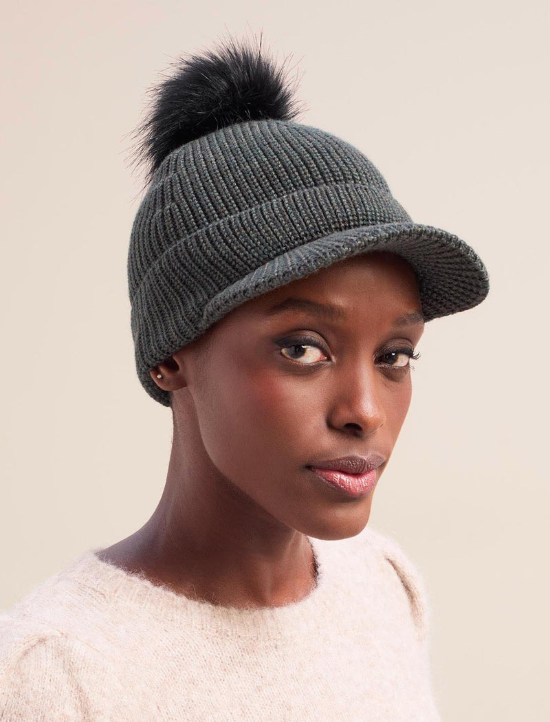 Beata Wool Hat - Khaki