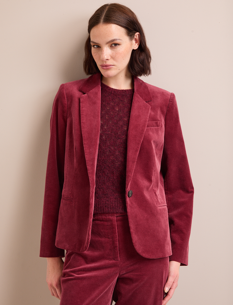 Leo Corduroy Blazer - Blush