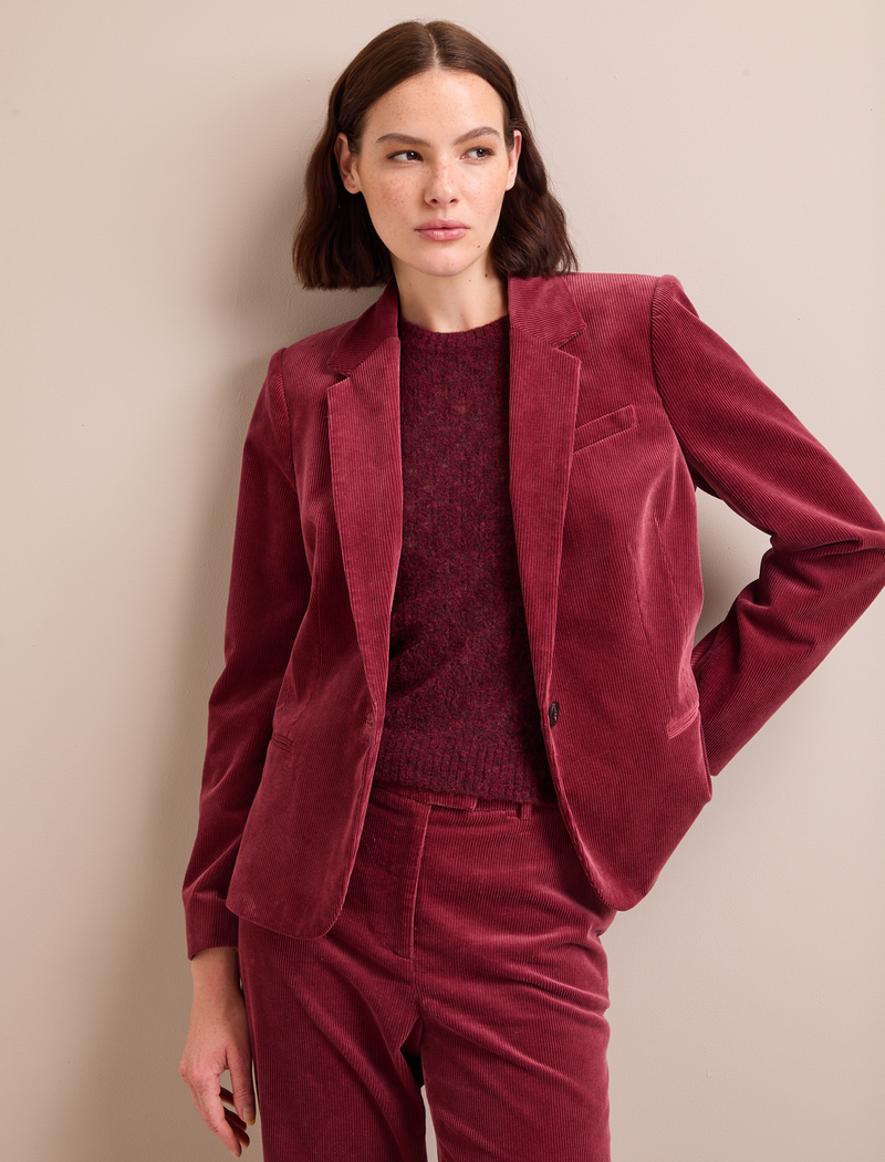 Leo Corduroy Blazer - Blush