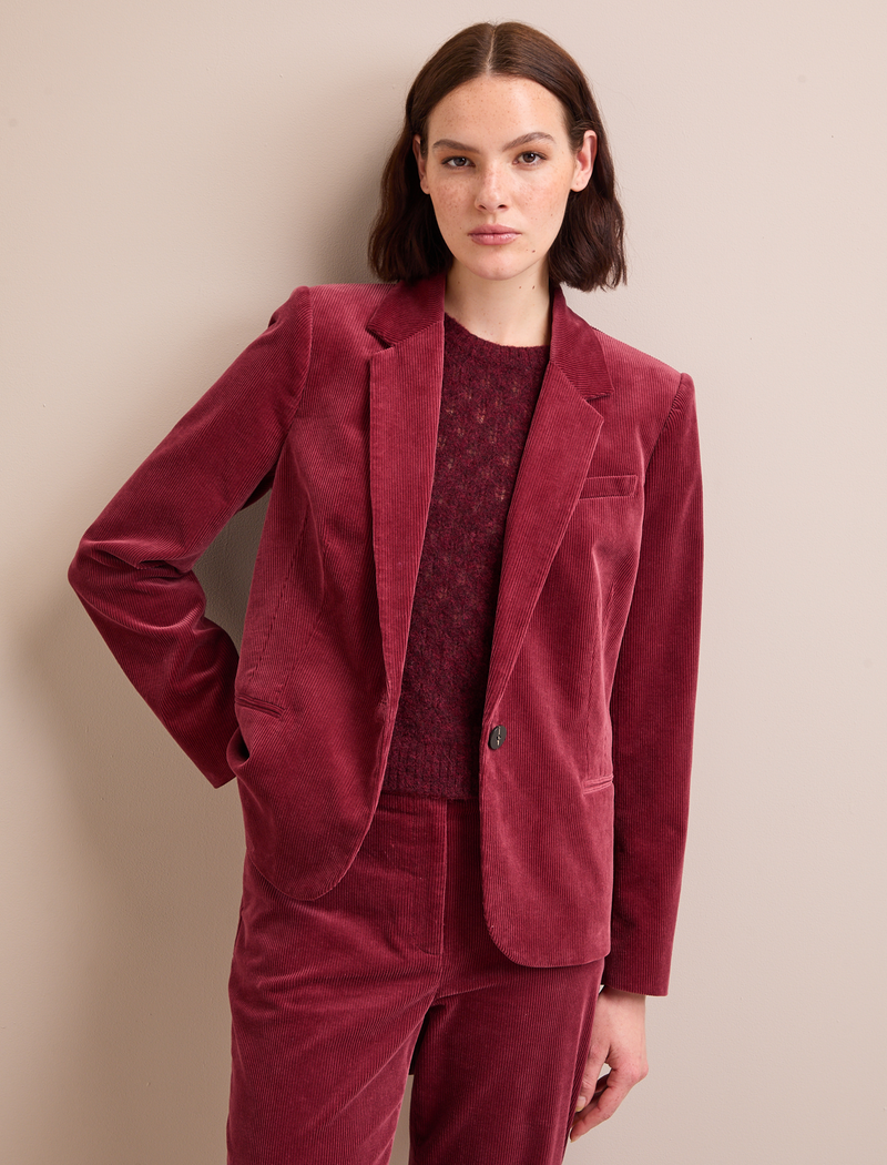 Leo Corduroy Blazer - Blush