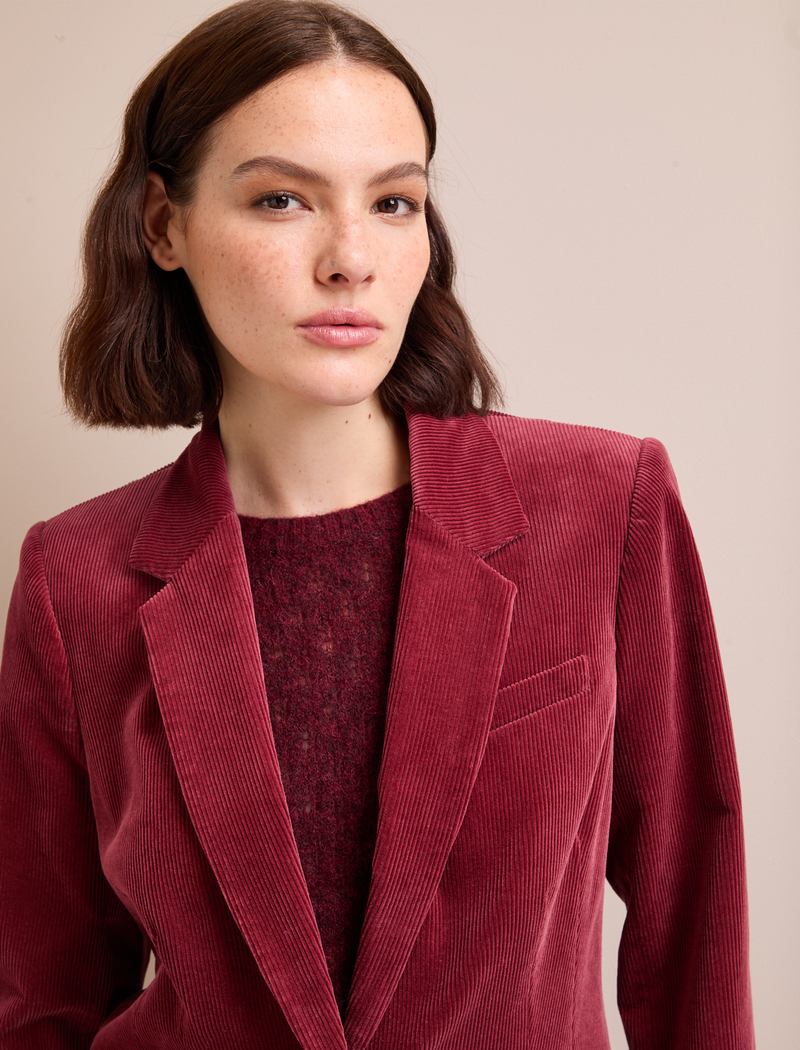 Leo Corduroy Blazer - Blush