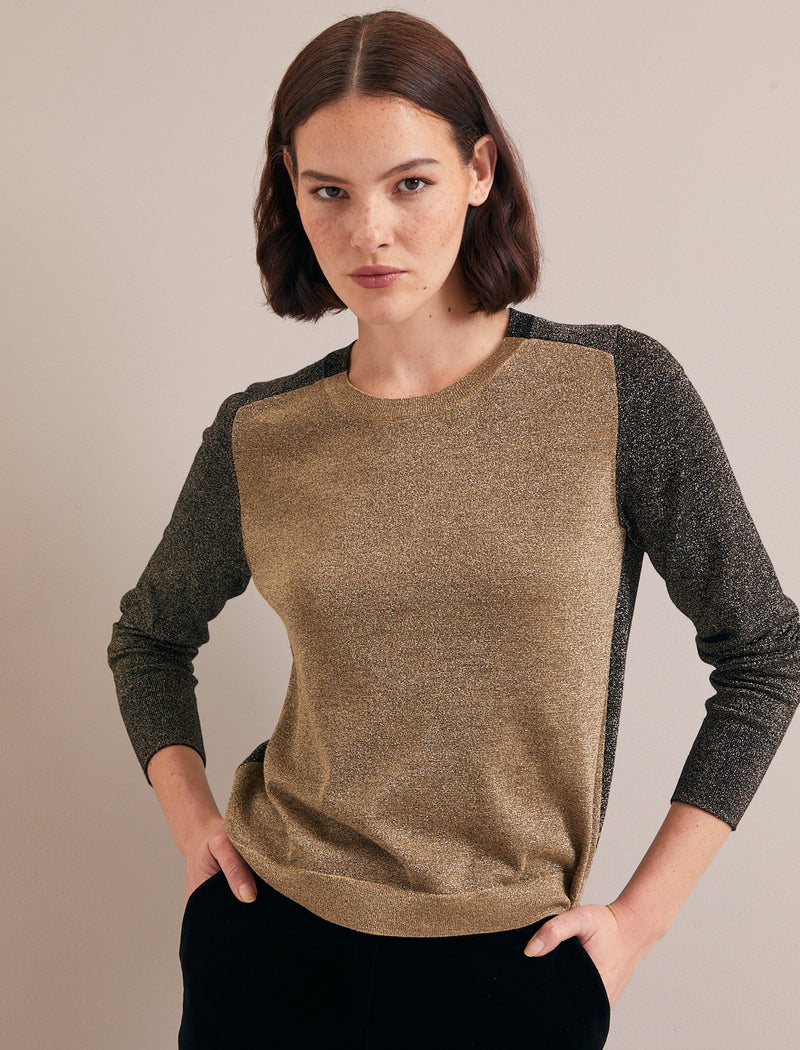 Remi Lurex Jumper - Gold