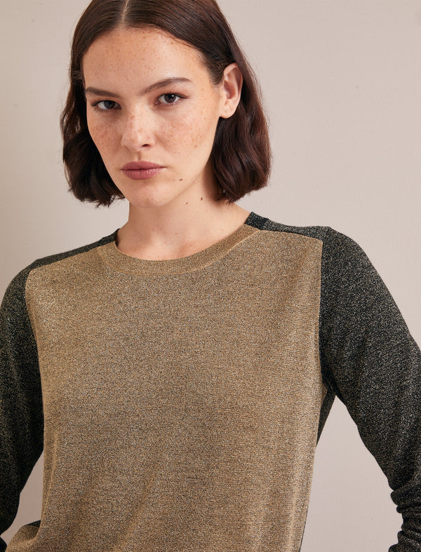 Remi Lurex Jumper - Gold