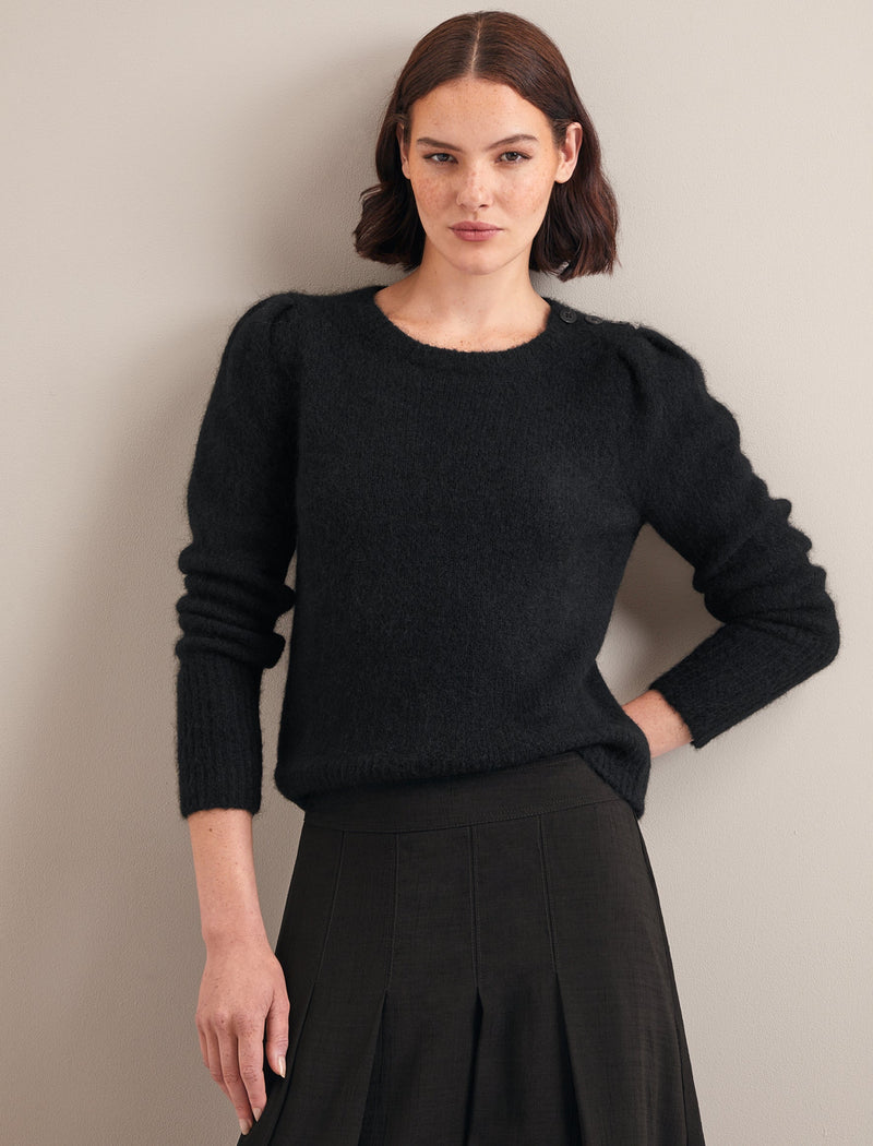 Joss Alpaca Jumper - Black