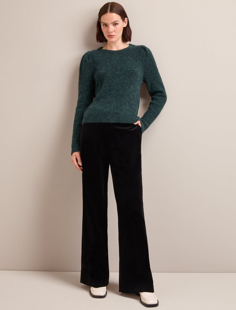 Joss Alpaca Jumper - Dark Green