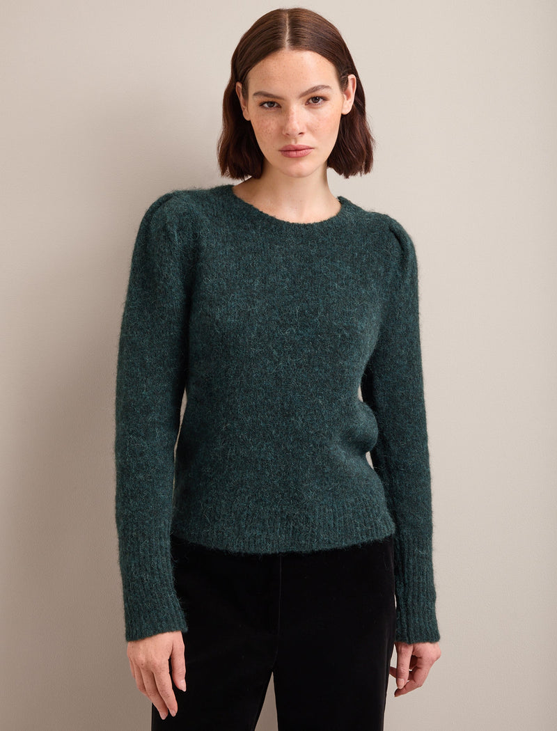 Joss Alpaca Jumper - Dark Green