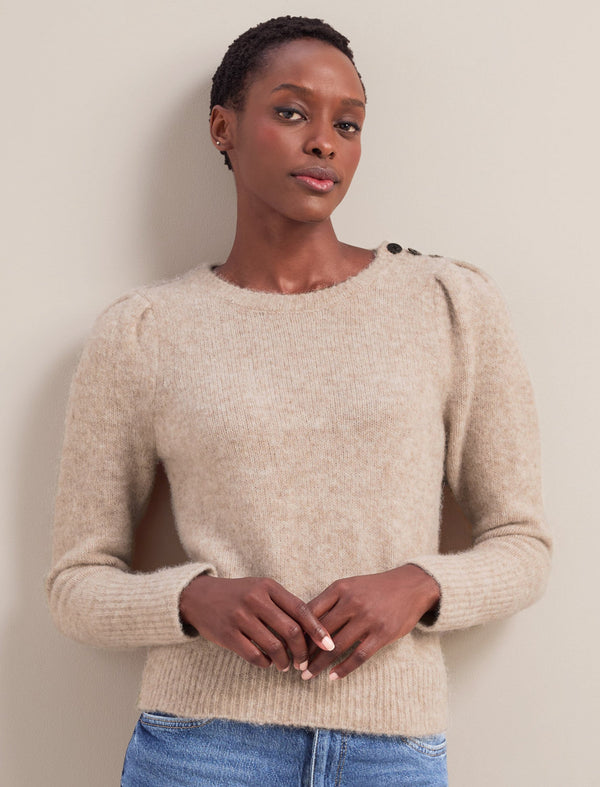 Joss Alpaca Jumper - Taupe